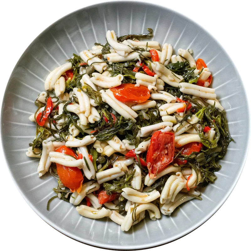 Casarecce mit Mönchsbart