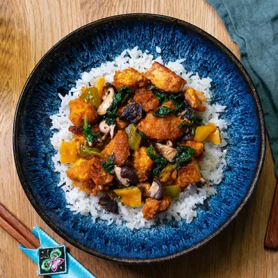 Tofu Bulgogi mit Reis