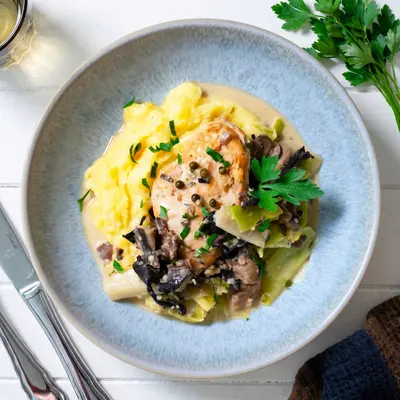 Pouletbrust mit Kartoffelstock