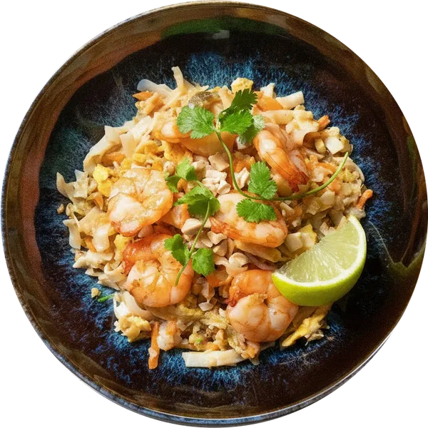 Pad Thai mit Shrimps