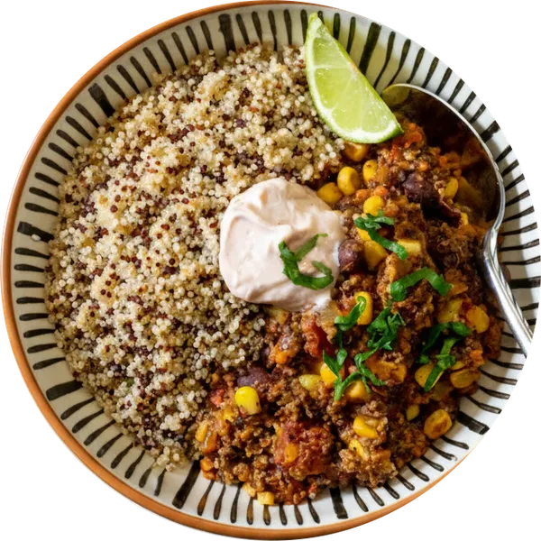 Chili sin Carne mit Quinoa
