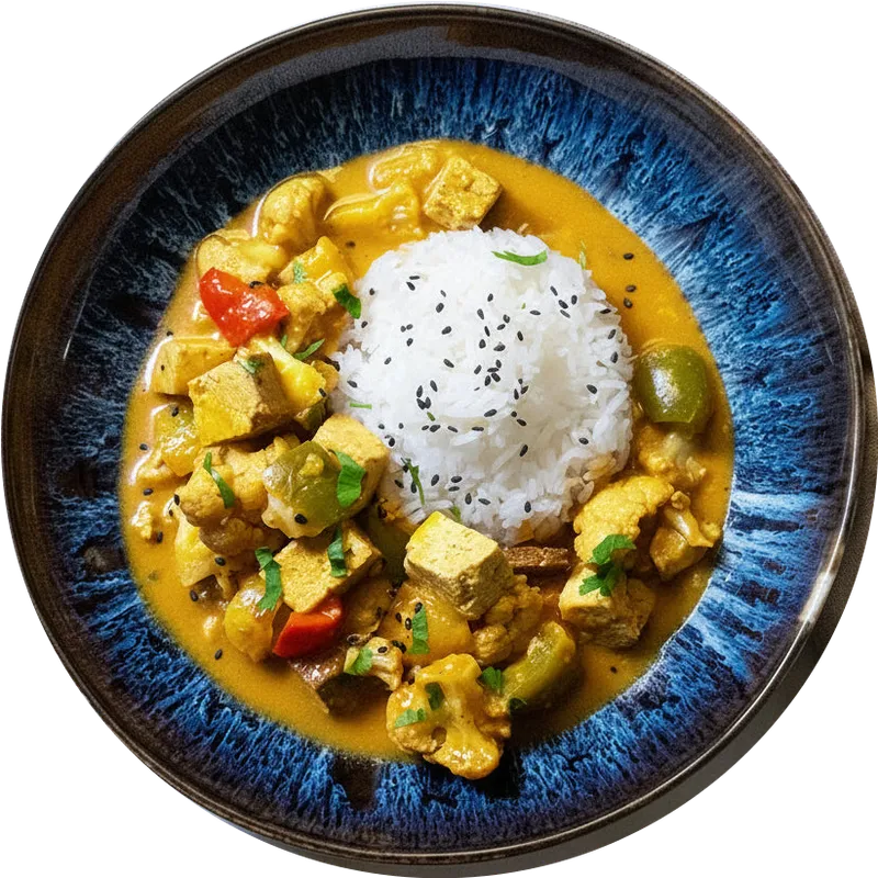 Gelbes Blumenkohl Curry
