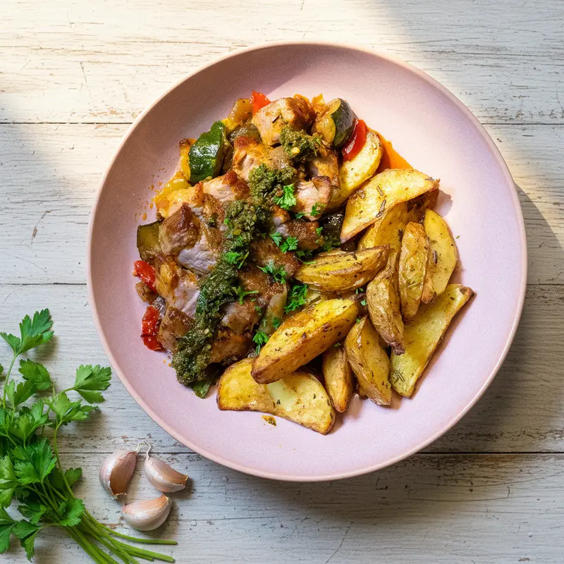 Schweinssteak mit Chimichurri