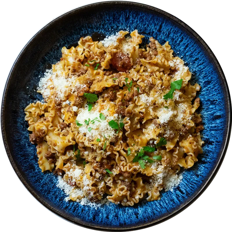Mafaldine mit Wildschwein Sugo