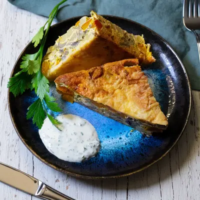 Kürbis Kartoffel Frittata