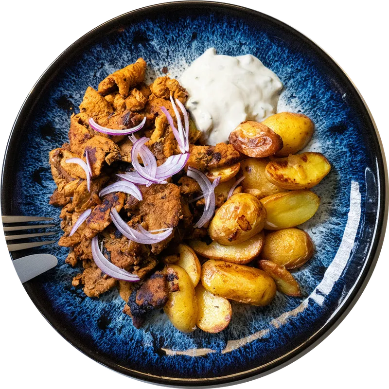 Gyros vom Freilandschwein