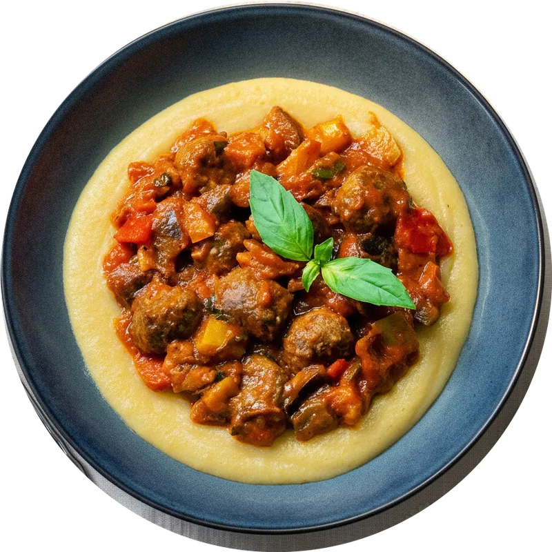 Meatballs mit Tomatensugo